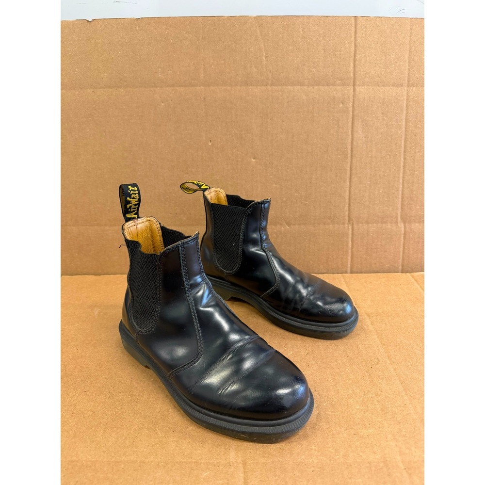 Dr. Martens 2976 Leather Pull On Chelsea Boots Black Womens Size 5 US / 36 EU